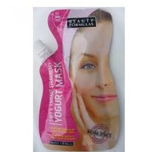 Омекотяваща и освежаваща маска за лице с ягода и йогурт- Beauty Formulas